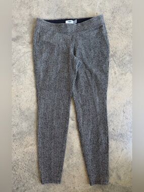 Old Navy Black & White Chevron Ponte Leggings